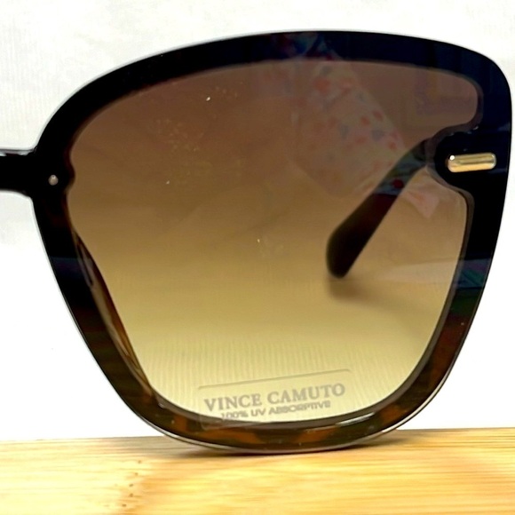 Brand New Vince Camuto Oversized Cat Eye Sunglasses Tortoise Frame Gradient Lens main image 5